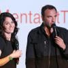Robin Tunney est venue présenter la saison 5 de Mentalist auprès des fans français dans les locaux de TF1 avec Nikos Aliagas, le 17 juin 2013