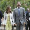 Le prince Felipe et la princesse Letizia d'Espagne lors d'une cérémonie à Madrid, le 18 Juin 2013.