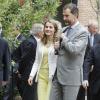 Le prince Felipe et la princesse Letizia d'Espagne à Madrid, le 18 Juin 2013.