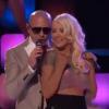 Christina Aguilera et Pitbull chantent le titre Feel This Moment lors de la finale de The Voice USA, mardi 18 juin 2013.