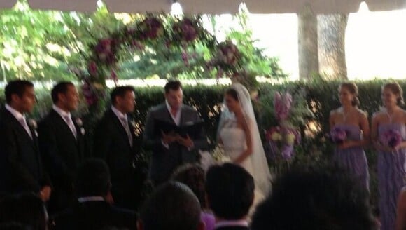Taj Jackson, neveu de feu Michael Jackson, s'est marié devant toute la famille, dimanche 16 juin 2013.