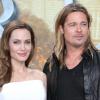 Angelina Jolie et Brad Pitt à la première du film "World War Z" au Sony Centre à Berlin, le 4 juin 2013.
