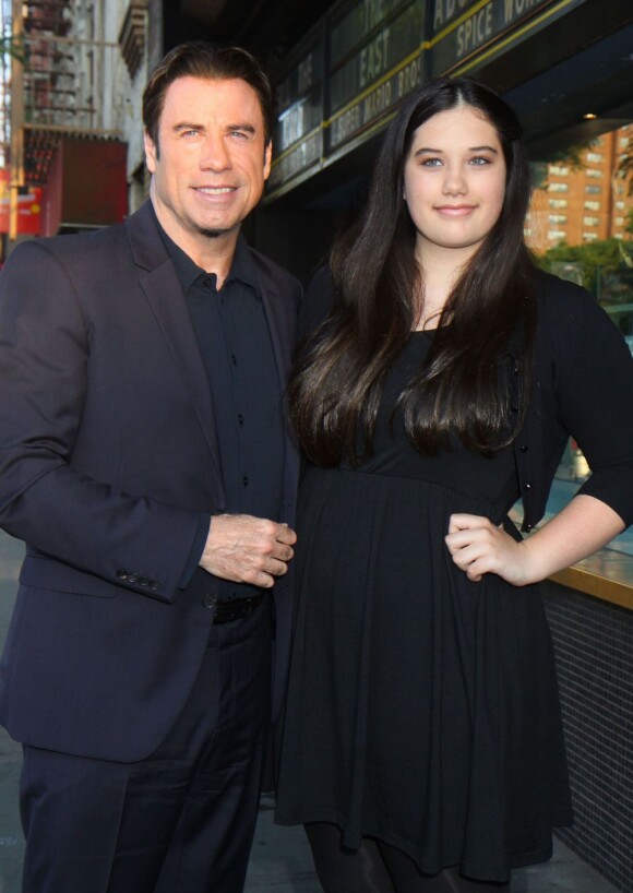 John Travolta et sa fille Ella assistent à la première de Killing Season à New York, le 20 juin 2013.