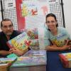 Exclusif - Fabien Rypert et Adeline Blondieau présentent leur album "Les Pochitos" au Festival BD de Triel-sur-Seine, le 21 juin 2013.