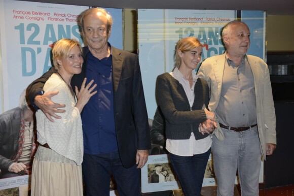 Florence Thomassin, Patrick Chesnais, Anne Consigny, François Berléand lors de l'avant-première du film 12 ans d'âge le 24 juin 2013 à Paris