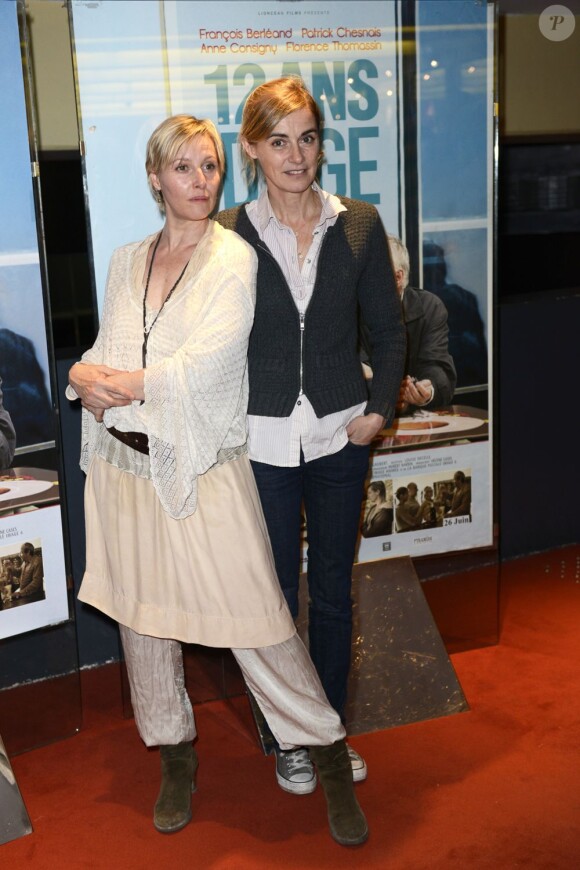 Florence Thomassin, Anne Consigny lors de l'avant-première du film 12 ans d'âge le 24 juin 2013 à Paris