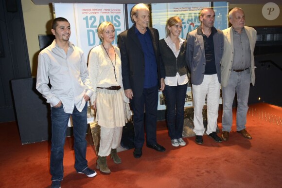 Aymen Saidi, Florence Thomassin, Patrick Chesnais, Anne Consigny, Frédéric Proust et François Berléand lors de l'avant-première du film 12 ans d'âge le 24 juin 2013 à Paris