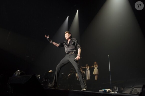 Johnny Hallyday a Bercy, où il a donné trois concerts, du 14 au 16 juin 2013, dans le cadre de sa tournée intitulée Born Rocker Tour.