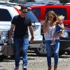 La jolie Hilary Duff et son mari Mike Comrie emmènent leur fils Luca à Underwood Family Farm, à Los Angeles, le 22 juin 2013.