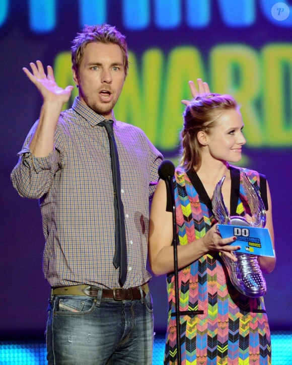 Dax Shepard et Kristen Bell lors des Do Something! Awards à Los Angeles le 19 août 2012