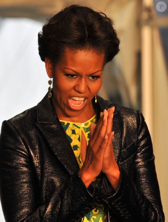 Michelle Obama lors d'un événement en Afrique du Sud en juin 2011