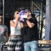 Nicole Scherzinger et Eros Ramazzoti au Summer Music Festival de Rome, le 26 juin 2013.