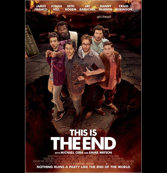 Affiche officielle de C'est la fin (This Is The End).