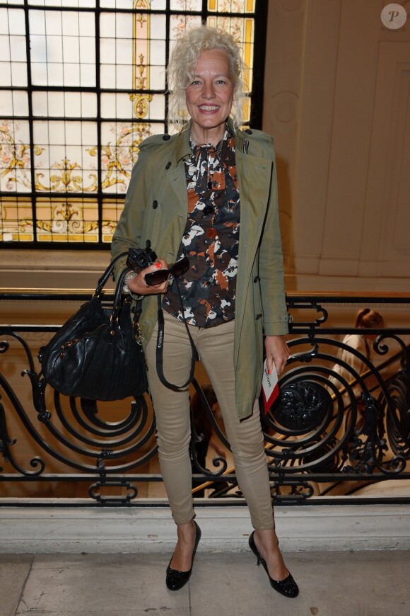 Ellen von Unwerth assiste au défilé haute couture automne-hiver 2013-2014 de Jean Paul Gaultier. Paris, le 3 juillet 2013.