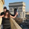 Exclusif - Javier Pastore et sa compagne Chiara Picone à Paris le 12 Decembre 2012