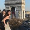Exclusif - Javier Pastore et sa compagne Chiara Picone à Paris le 12 Decembre 2012
