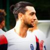 Javier Pastore et sa nouvelle coupe de cheveux lors de la reprise de l'entrainement avec le Paris Saint-Germain