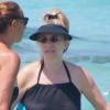 Exclusif - La chanteuse Barbra Streisand et Donna Karan en vacances à Formentera en Espagne le 4 juillet 2013