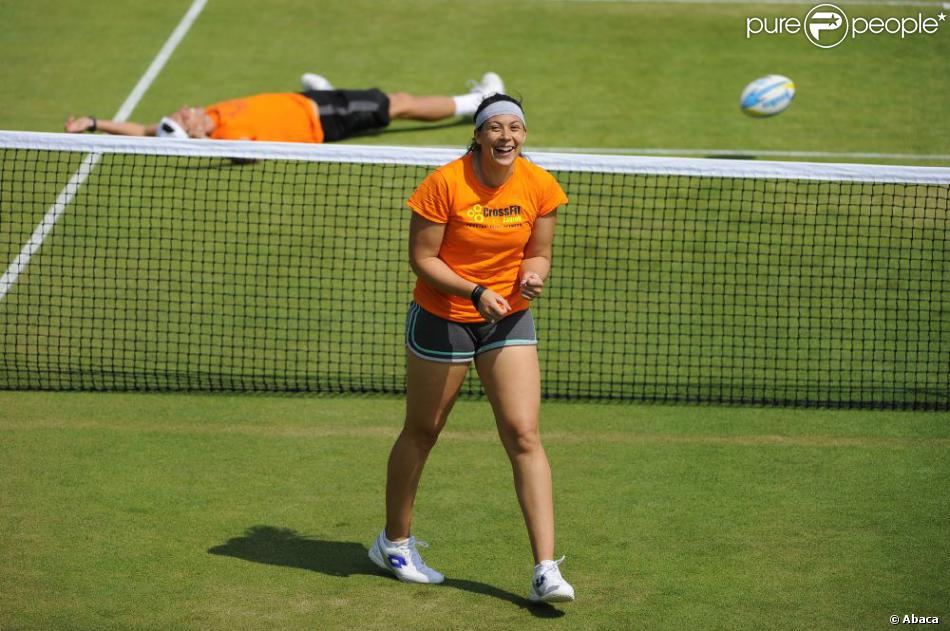 Marion Bartoli à l&#039;entrainement à Wimbledon le 5 juillet 2013