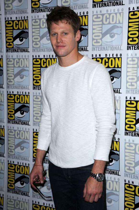 Zach Roerig à la conférence de presse de la série Vampire Diaries, à San Diego le 14 juillet 2012.