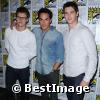 Zach Roerig, Michael Trevino et Steven R. McQueen à la conférence de presse de la série "Vampire Diaries", le 14 juillet 2012.