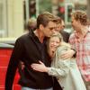 Pierce Brosnan et sa fille Charlotte, à Edimbourg (photo non datée)