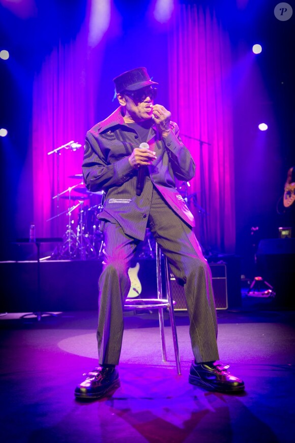 Bobby Womack sur scène, malgré la maldie, au Montreux Jazz Festival, le 6 juillet 2013.