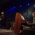  Bobby Womack et Damon Albarm (Blur &amp; Gorillaz) sur la scène du Forum à Londres, le 27 octobre 2012. 
