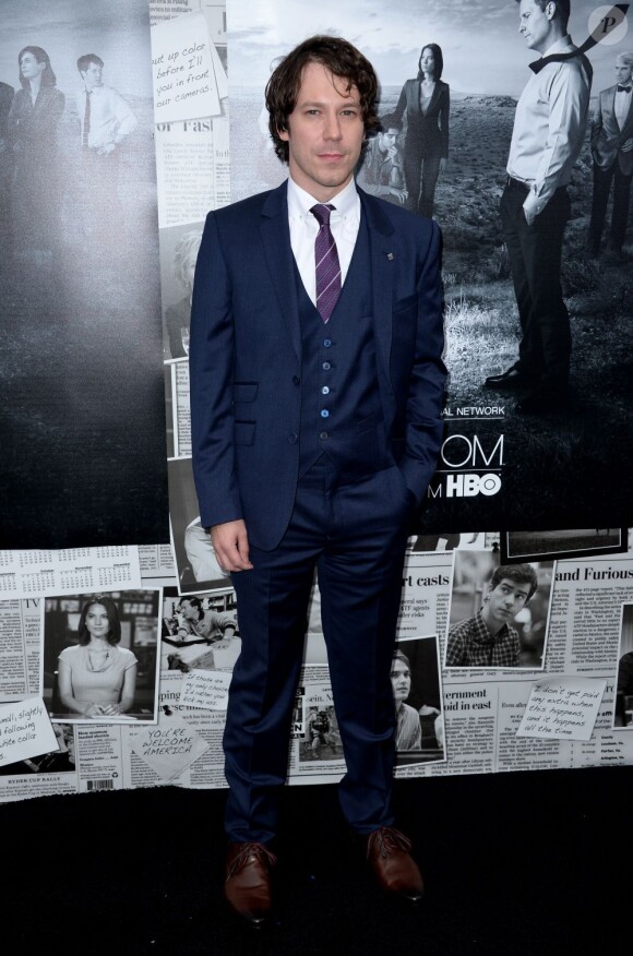 John Gallagher Jr. à la première de la saison 2 de "The Newsroom" au Paramount Theater à Los Angeles, le 10 juillet 2013.