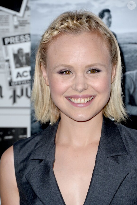 Alison Pill à la première de la saison 2 de "The Newsroom" au Paramount Theater à Los Angeles, le 10 juillet 2013.