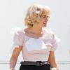 Amy Adams n'est pas Marilyn Monroe sur le tournage de Big Eyes à New Westminster, Canada, le 11 juillet 2013.