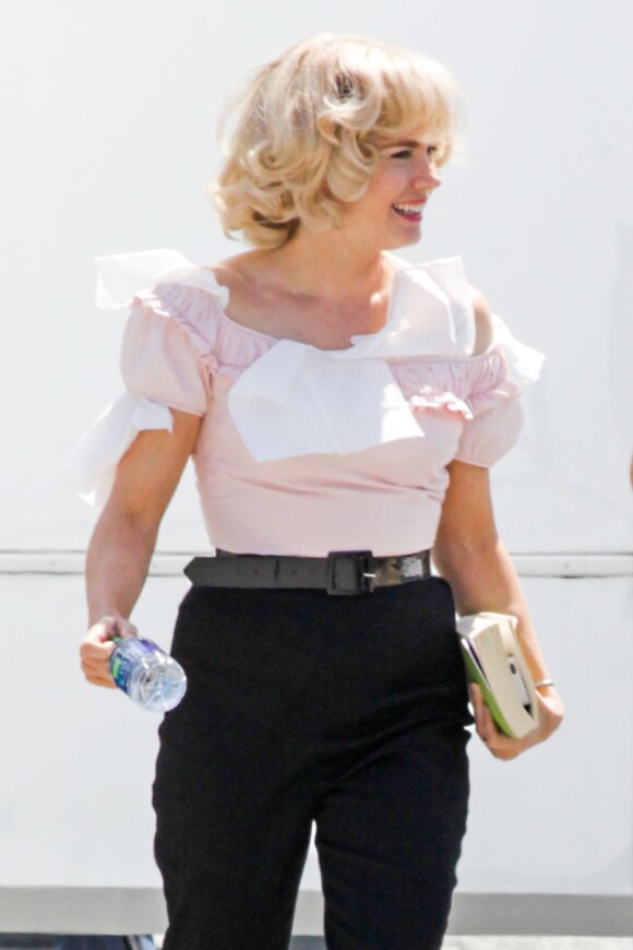 Amy Adams n'est pas Marilyn Monroe sur le tournage de Big Eyes à New Westminster, Canada, le 11 juillet 2013.