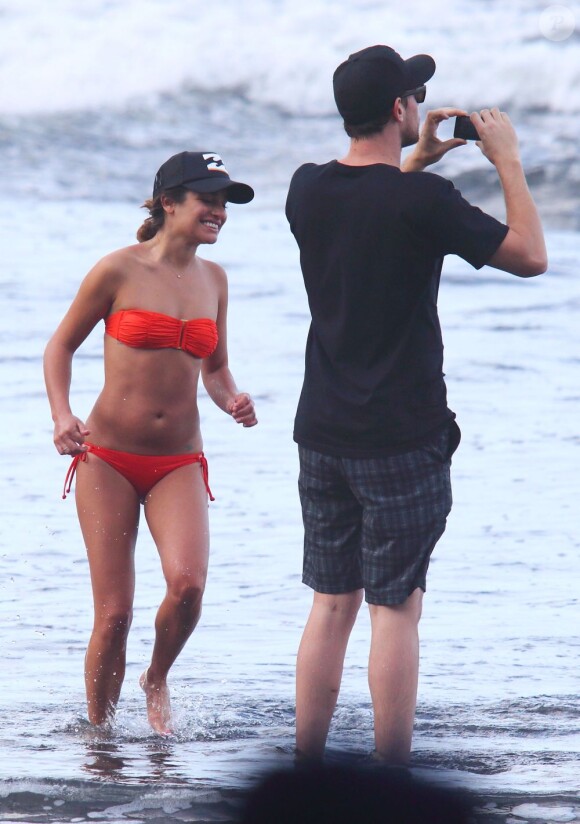 Lea Michele et Cory Monteith à Hawaï en janvier 2013