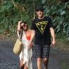 Lea Michele et Cory Monteith à Hawaï le 1er janvier 2013