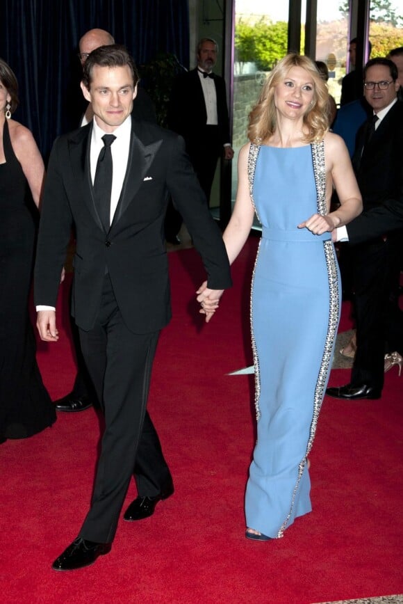 Hugh Dancy et son épouse Claire Danes à Washington, le 27 avril 2013.