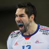 Nikola Karabatic lors du championnat du monde face à l'Islande à Barcelone le 20 janvier 2013