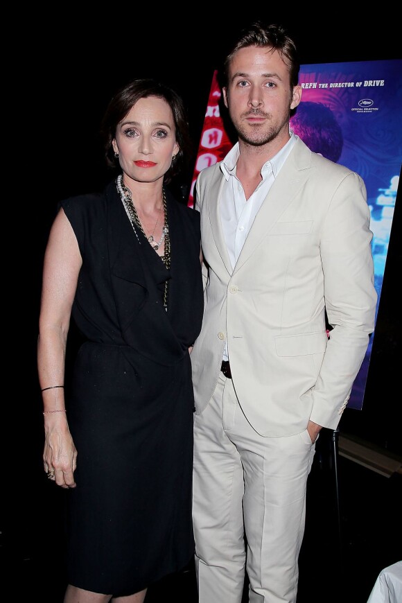 Kristin Scott Thomas et Ryan Gosling lors de la présentation du film Only God Forgives à New York le 16 juillet 2013