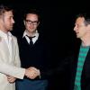 Ryan Gosling, Nicolas Winding Refn et Tom Quinn lors de la présentation du film Only God Forgives à New York le 16 juillet 2013