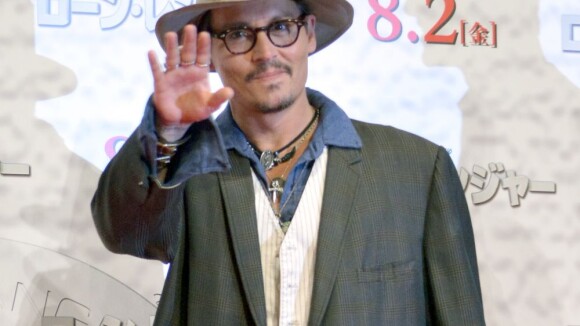 Johnny Depp : Au Japon avec sa belle Amber Heard et ses enfants