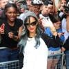 Rihanna sort de son hôtel à Londres le 20 juillet 2013
