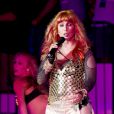 Cher chante lors de la gay pride de New York, le 30 juin 2013.