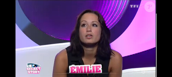 Emilie dans la quotidienne de Secret Story 7, mardi 23 juillet 2013 sur TF1