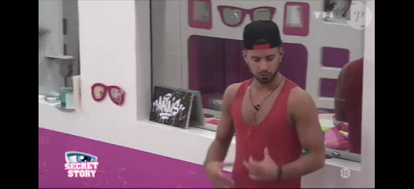 Vincent dans la quotidienne de Secret Story 7, mardi 23 juillet 2013 sur TF1