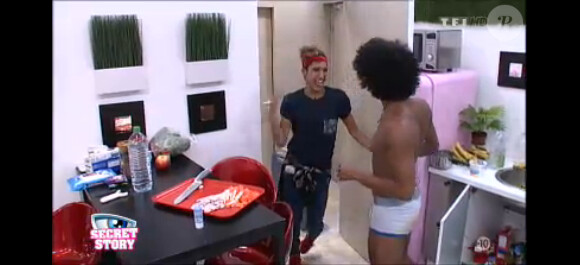 Eddy et Jamel dans la quotidienne de Secret Story 7, mardi 23 juillet 2013 sur TF1