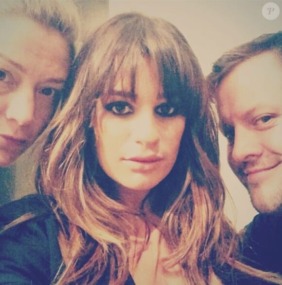 Lea Michele lors du shooting pour Marie-Claire, en juin 2013.