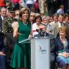 Caroline Kennedy dans la ville natale de sa famille à Dungastown pour célébrer le 50e anniversaire de la visite de son père, John Fitzgerald Kennedy, en Irlande, le 22 juin 2013.