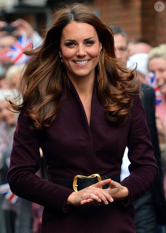 Kate Middleton, duchesse de Cambridge, à Stockton le 10 octobre 2012