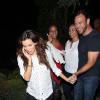 Eva Longoria et son petit ami Ernesto Arguello sortent du restaurant AGO à West Hollywood, le 21 juillet 2013.