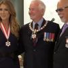 Céline Dion et René Angelil récompensés lors d'une cérémonie à la Citadelle de Québec, le vendredi 26 juillet 2013