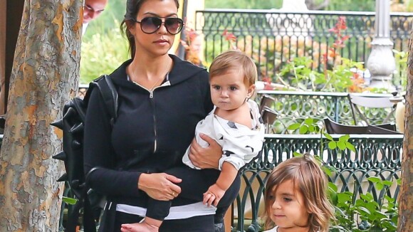 Kourtney Kardashian : Fin des vacances pour la star et ses deux enfants